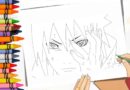 desenho Sasuke uchiha para colorir