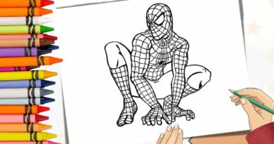 desenho de homem aranha para colorir