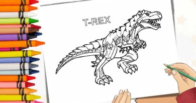 dinossauro t rex para colorir