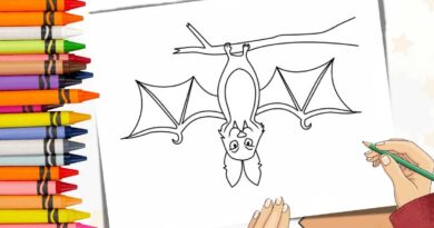 imagens de morcego para colorir