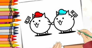 desenhos Battle kitty para colorir
