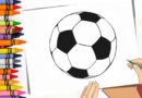 bola futebol para colorir