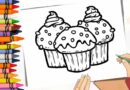 desenho de cupcake para imprimir