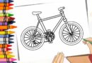 bicicleta desenho para colorir
