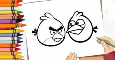angry birds para colorir